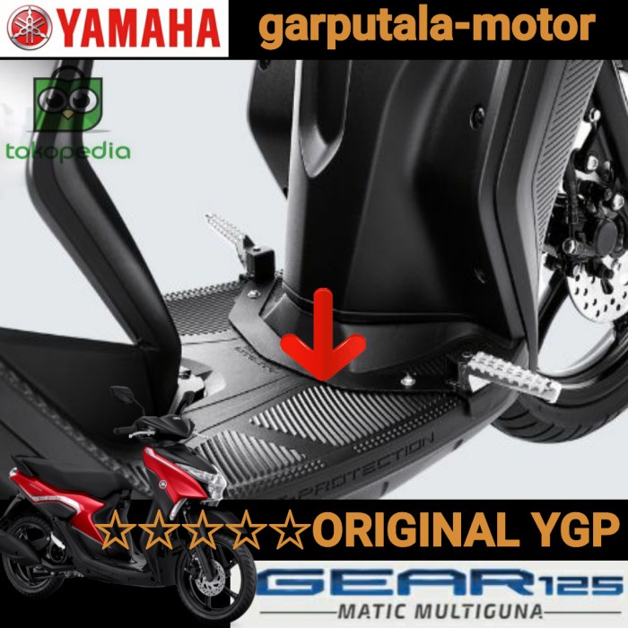 Board Footrest B3W-F7481-00 Lnp125 Mio Gear Bordes Pijakan Kaki