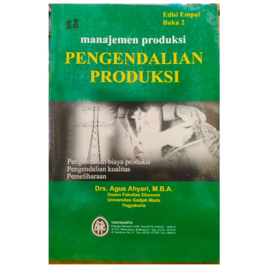 Manajemen Produksi Pengendalian Produksi Edisi Empat Buku 2 - Agus Ahyari - BPFE