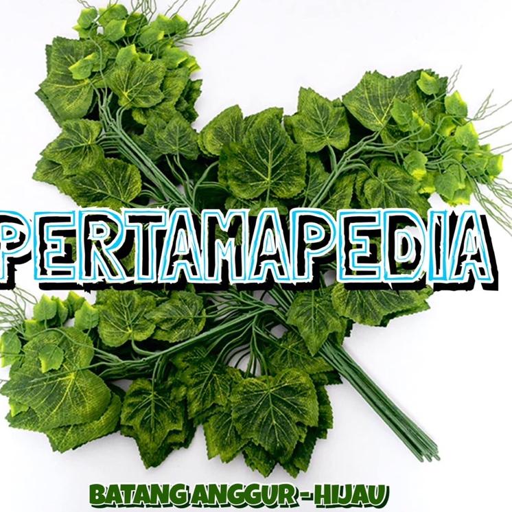 ➯ Harga Lusinan Daun Anggur Batang/ Daun Dekorasi/ Bunga Dekorasi/ Daun Rambat Plastik/ Busa Bunga/ 