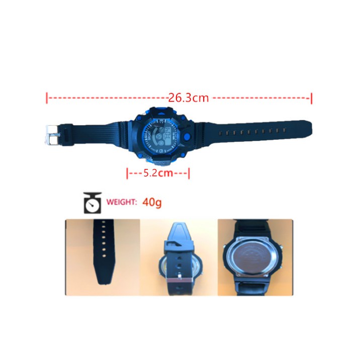 ⭐️𝐈𝐇𝐒 𝟎𝟒𝟗 𝐋𝐚𝐦𝐩𝐮𝐧𝐠⭐️Jam Tangan Anak Sport Digital LED Jam Tangan Sport Bulat Pria Dan Wanita Fashion Remaja