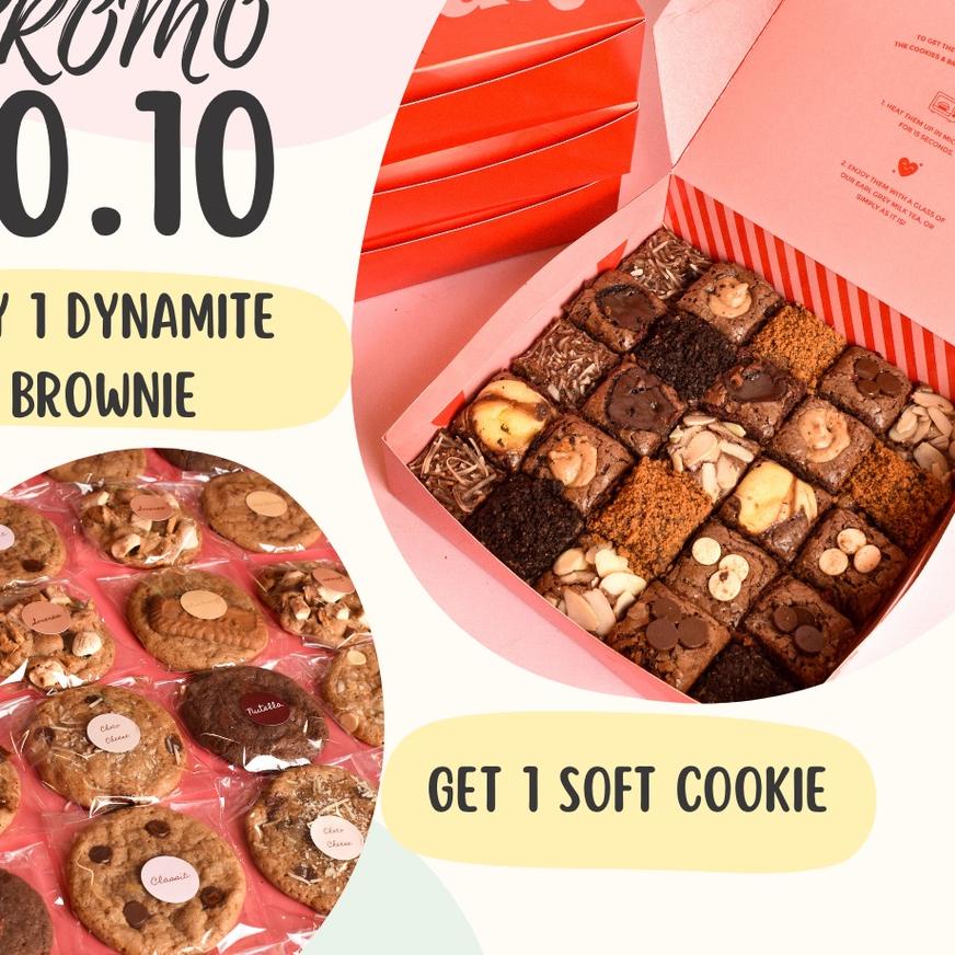 

Limited✔️⭐-Cascara Cookies - Promo Buy 1 Fudge Brownies Get 1 pc Soft Cookies