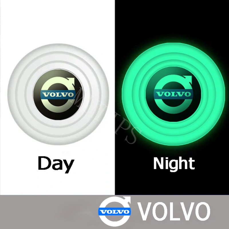 Volvo 4per8 /12 /16Pcs Baru Luminous Type Car Door Trunk Anti Shock Tabrak Pad Silikon Stiker Mengurangi Kebisingan Penyangga Untuk S80 XC90 XC60 S60 V60 XC40