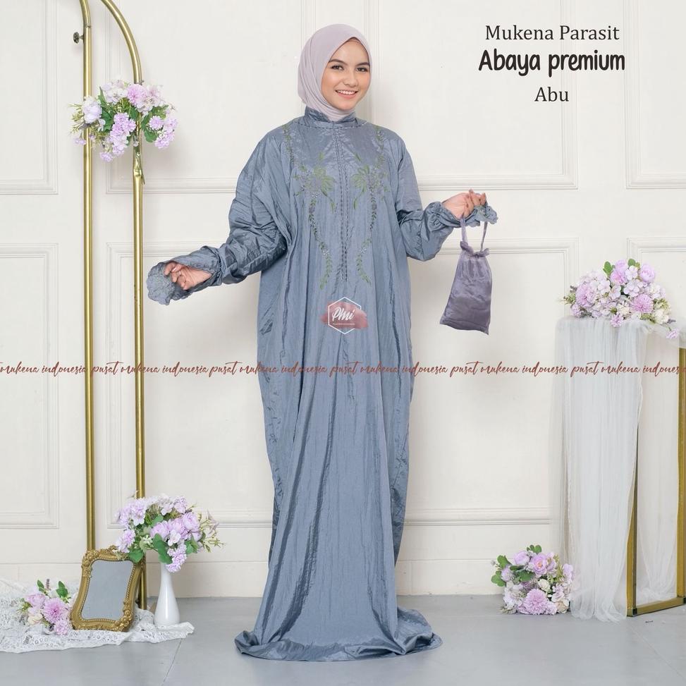 MURAH BANGET Pusat Mukena Indonesia - Mukena Travelling Parasit Abaya Premium (Tanpa Kepala)
