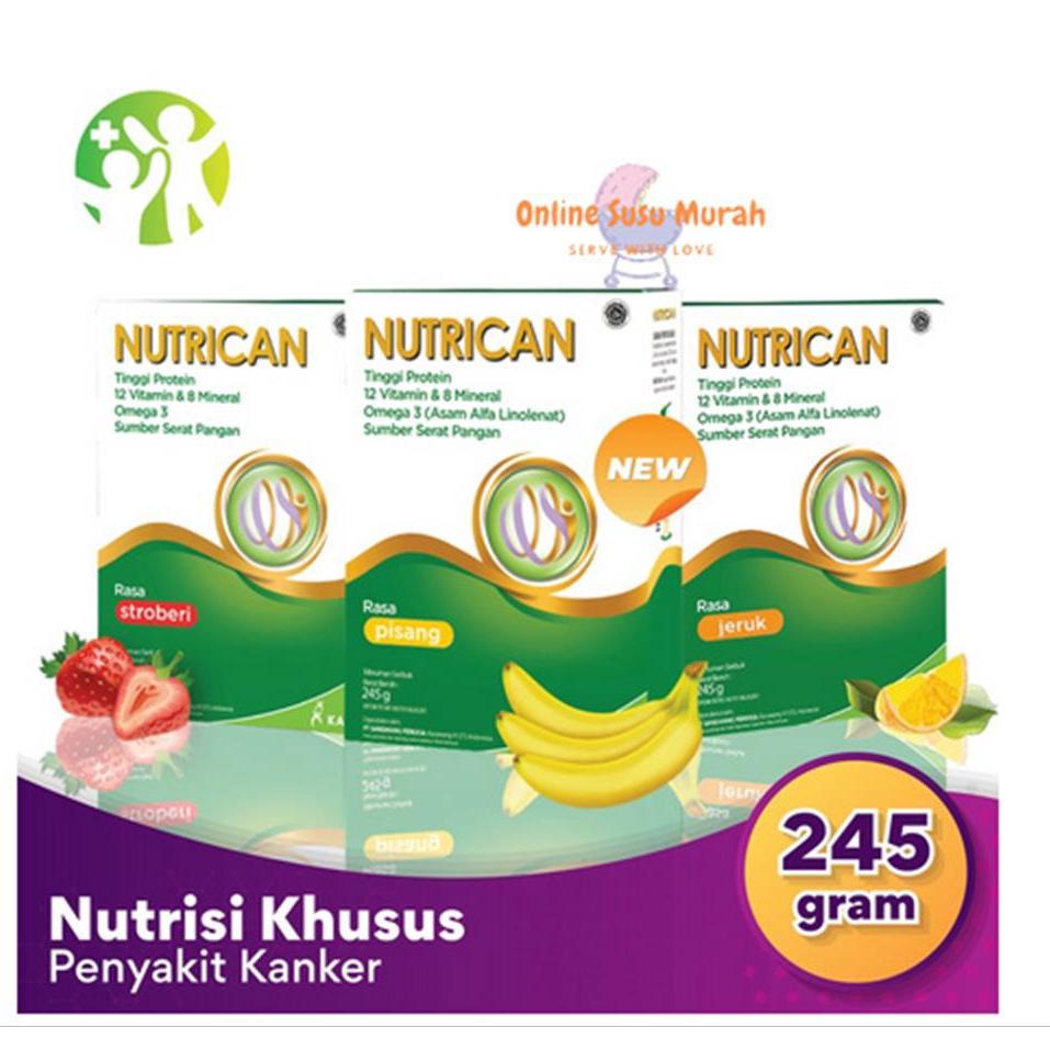 

➣ NUTRICAN SUSU TINGGI PROTEIN KHUSUS PASIEN KANKER 245 GRAM ✪