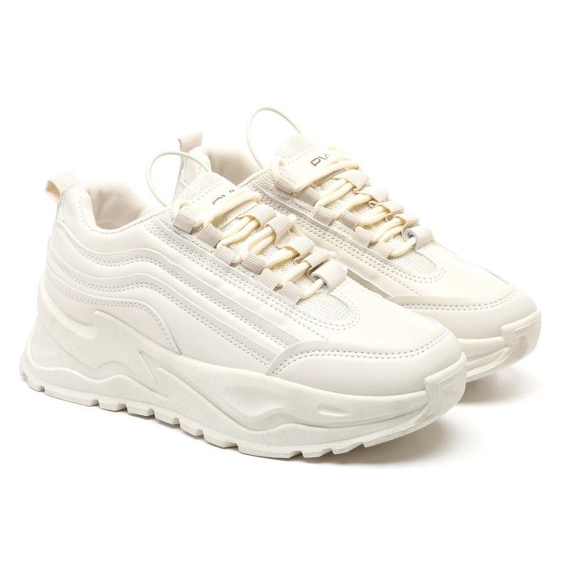 Viral PVN Taecyeon Sepatu Sneakers Wanita Sport Shoes Cream Cream 234