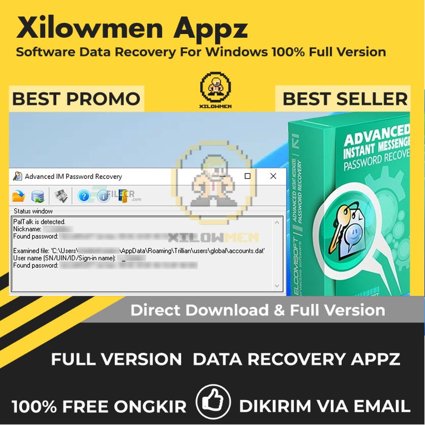 [Full Version] Elcomsoft Advanced Instant Messengers Password Recovery Pro Lifetime Data Recovery WIN OS