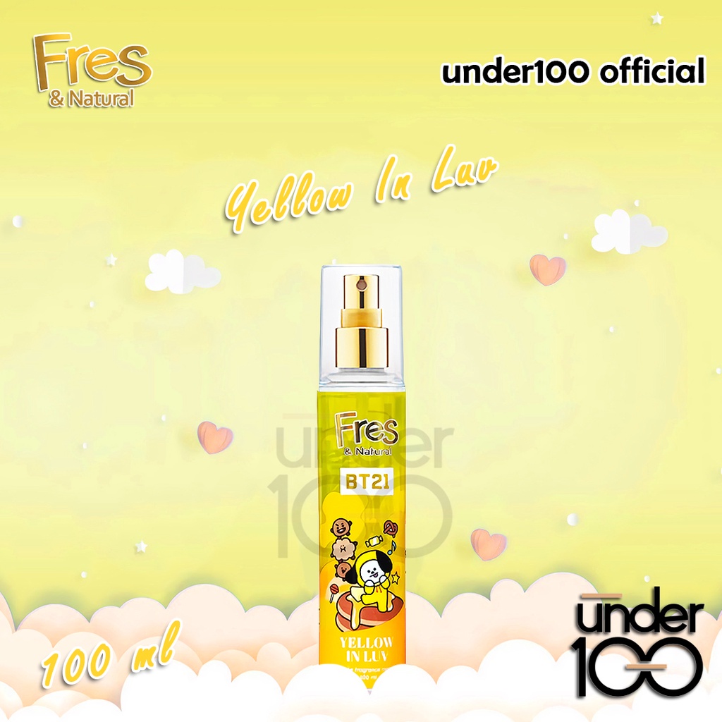 ❤ Under100 ❤ Fres &amp; Natural Spray Cologne Body Mist 100ml | Parfum | Parfume | HALAL BPOM