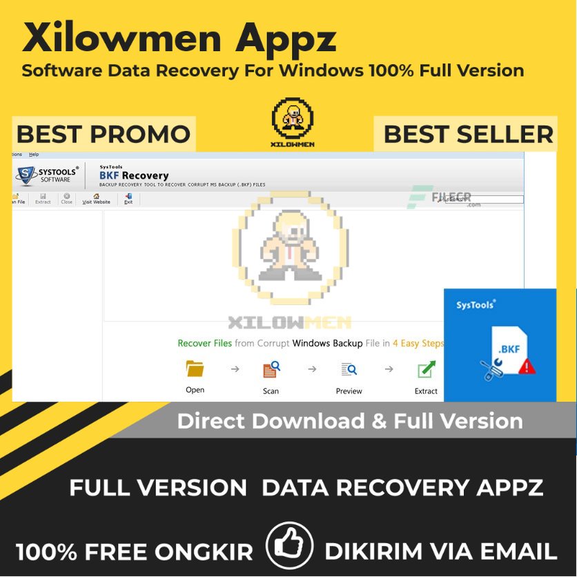 [Full Version] SysTools BKF Recovery Pro Lifetime Data Recovery WIN OS