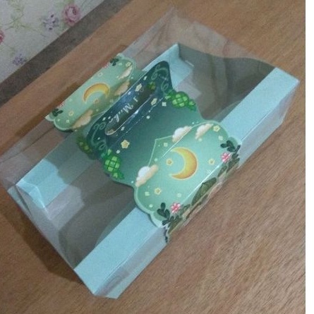 box hampers idul Fitri kotak bingkisan lebaran mika