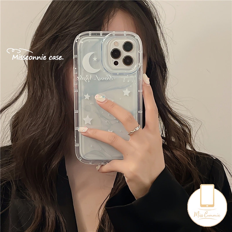 Fantasy Casing Langit Berbintang Untuk Xiaomi Redmi 9A 10 12C 10C 9 9T 10A A1 9C NFC Redmi Note10s 8not11 Note9 11 10 10s 11s POCO F4 Stars Moon Clear Airbag Shockproof Soft TPU Cover