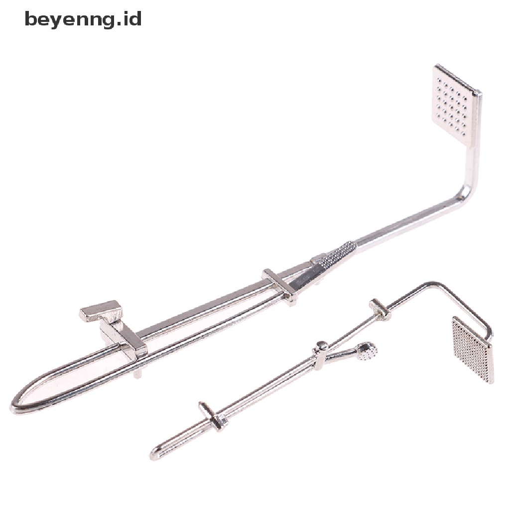 Beyen1:12 Keran Miniatur Kamar Mandi Rumah Boneka alloy Bathroom Bath Shower Faucet ID