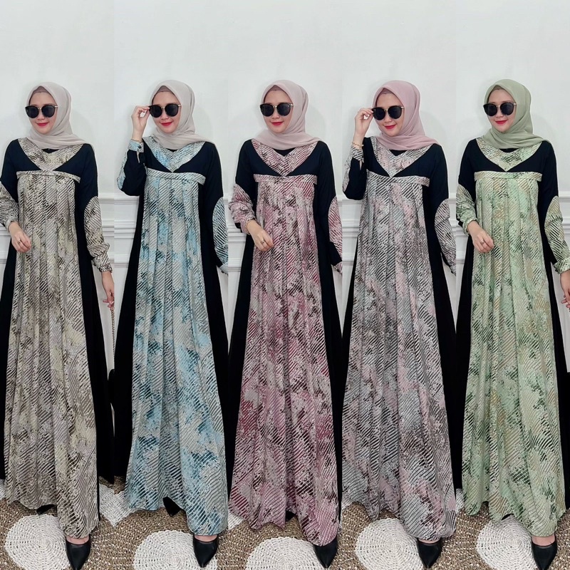Adisha terbaru / abaya lace / gamis abaya / gamis terbaru / not zulfa / not nazwa / not Rianti / not