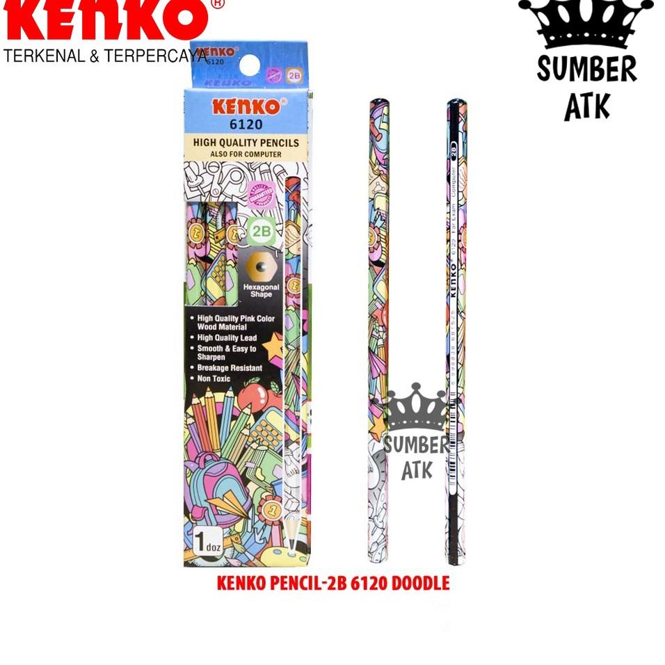 

Dapatkan Buruan KENKO PENCIL 2B-6120 Doodle Hexagonal / PENSIL 2B / PENSIL TULIS / PENSIL UJIAN