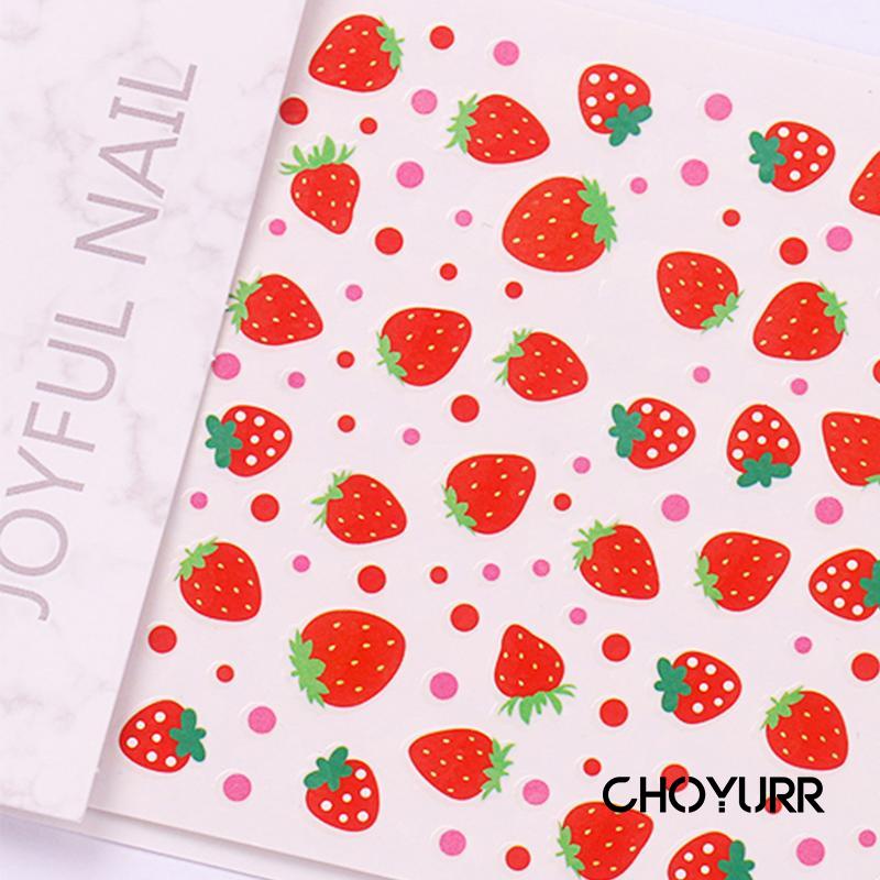 【COD】Stiker Kuku 3D Motif / Nail Stiker Abstrak Decal / Nail Art / Hiasan Kuku Kutek Motif Bunga Kecil Gaya Hyuna Untuk Nail Art -CH
