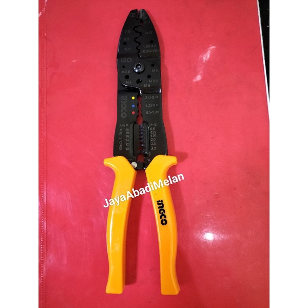 INGCO TANG SCUN CRIMPING 10 INCH / TANG SKUN KUPAS KABEL 10 IN