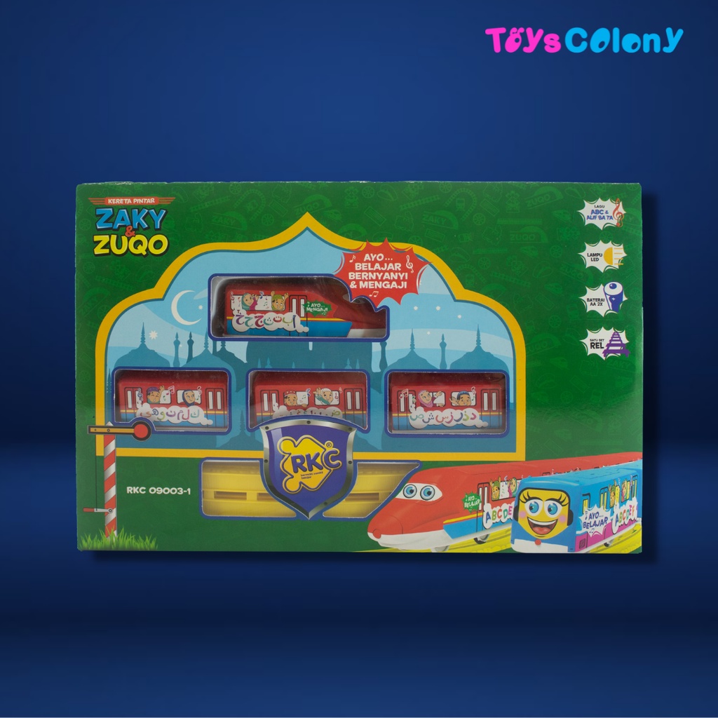 Train and Track ZAKY &amp; ZUKO Dan Ipad Apel (PAKET HEMAT ISI 2 ITEM)