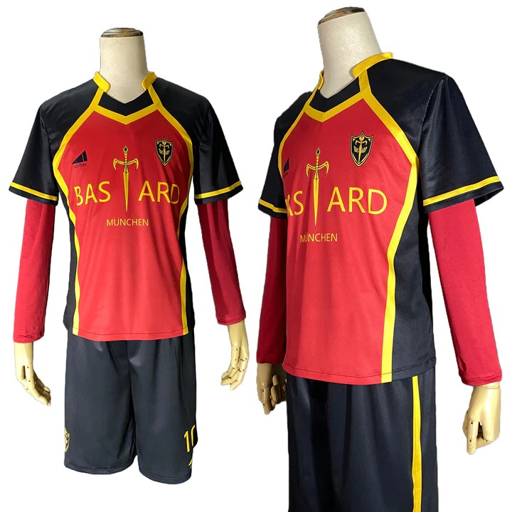 Jersey Baju Blue Lock Anime Cosplay Costume Kaiser  Bebas Request