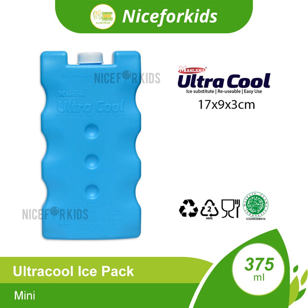 ULTRACOOL Ice Pack Mini Air Cooler Ultra cool Pengganti es batu Uk 450 gr