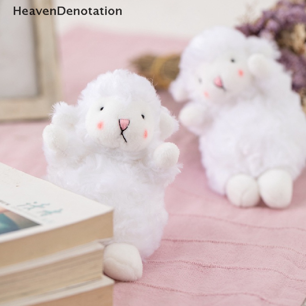 [HeavenDenotation] Anak Domba Boneka Plush Boneka Binatang Boneka Mainan Gantungan Kunci Tas Liontin HDV
