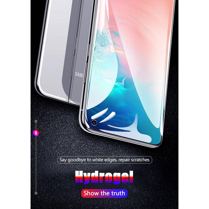 4pcs Pelindung Layar Film Hydrogel Untuk Samsung Galaxy S8 S9 S10 S10E S20 S21 S22 Plus Pelindung Layar Ultra FE