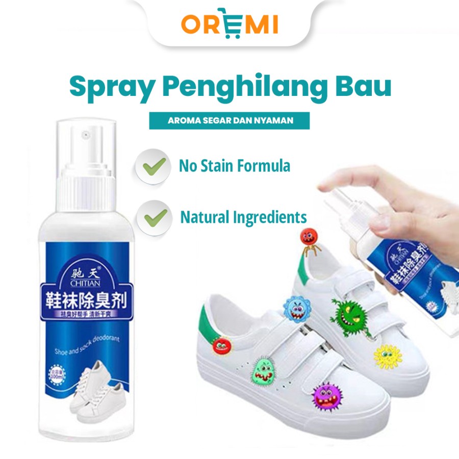 Penghilang Bau Kaki Deodorant Spray Ampuh Menghilangkan Bau Kaki Foot Spray Penghilang Bau Di Sepatu