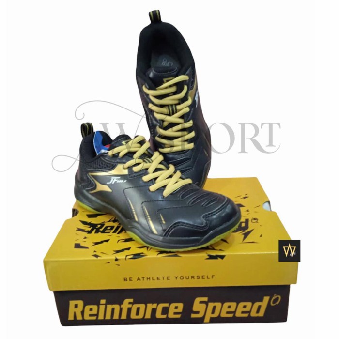 favorit] Sepatu Badminton RS JF 888 Junior (Hitam) / Sepatu Bulutangkis