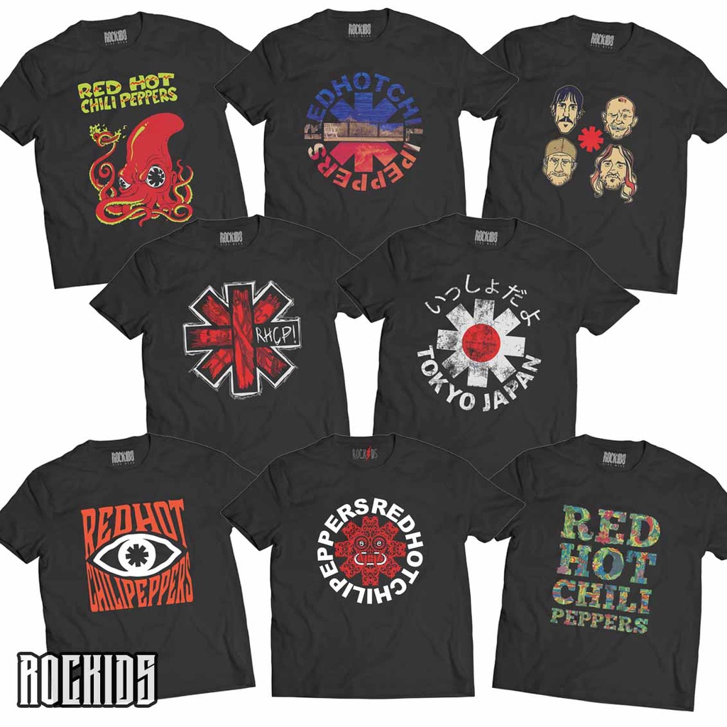 rockids - red hot chili peppers - tshirt red hot chili peppers - red hot chili peppers tees - kaos d