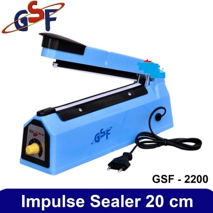 Impulse Sealer GSF G-2200 Mesin Pres Plastik 20cm Technology Japan