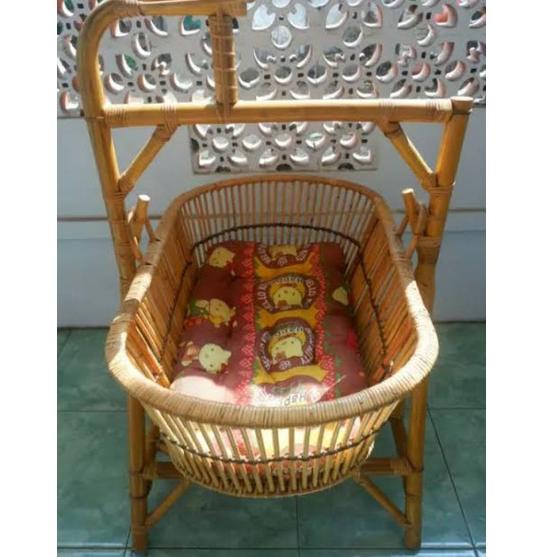 [ART. 236840] AYUNAN BAYI GANTUNG ROTAN ASLI (FREE BANTAL ) , KHUSUS ANAK-ANAK