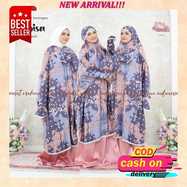 Amshop Mukena Dewasa Terbaru Fatimah Khadijah Kd Dan Azizah Polos Bordir Mukena Dewasa 2In 1 Terbaru