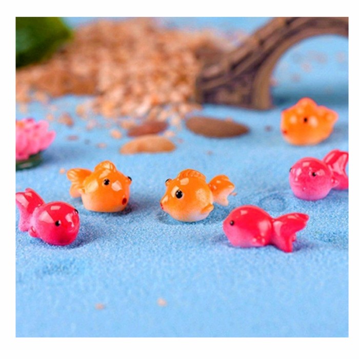 Miniatur Ikan Mas untuk Dekorasi rumah bonsai