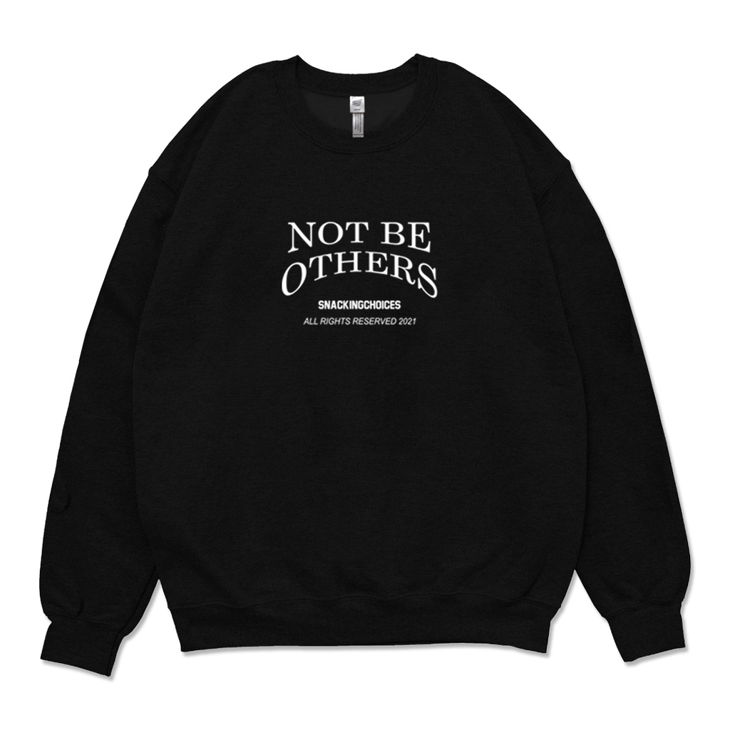 Crewneck - Snackingchoices Daydream Black