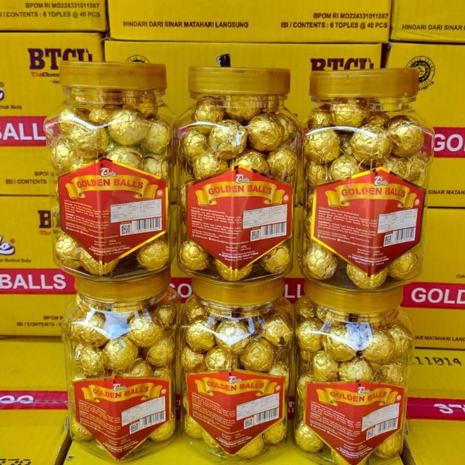 

Tobelo cokelat Golden Balls 1 karton isi 6 TOP ORIGINAL