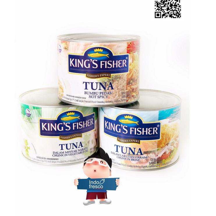 

◙ King's Fisher Tuna In Canned- Daging Tuna Kaleng 1800g ☊