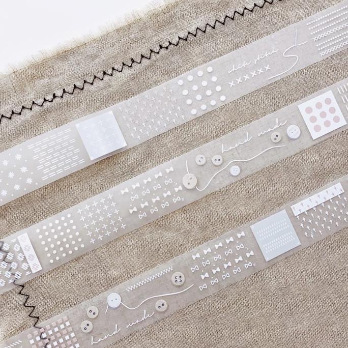 

FSTUDIO White Stitch PET Tape