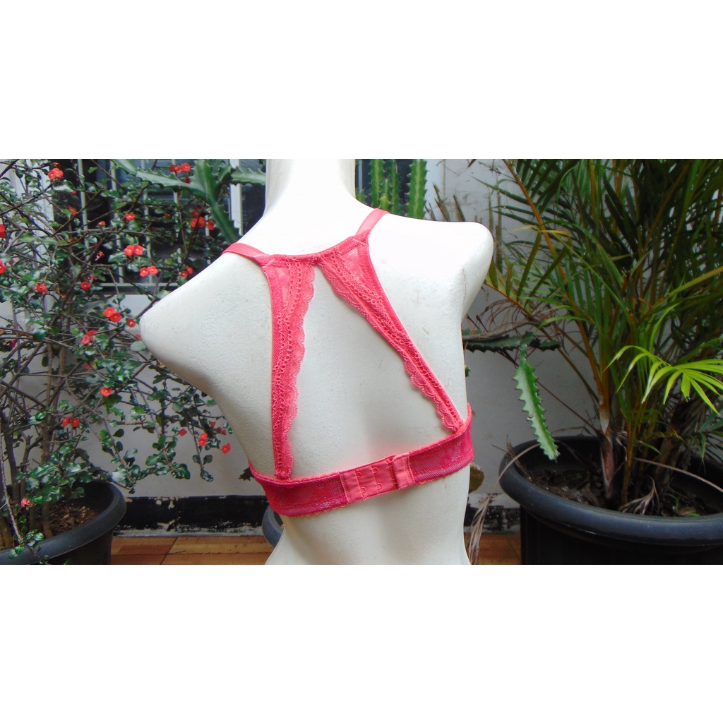 BRA WACOAL SEXY LOOK BRA 4785 RED SIZE 34C - PUSH UP BRA