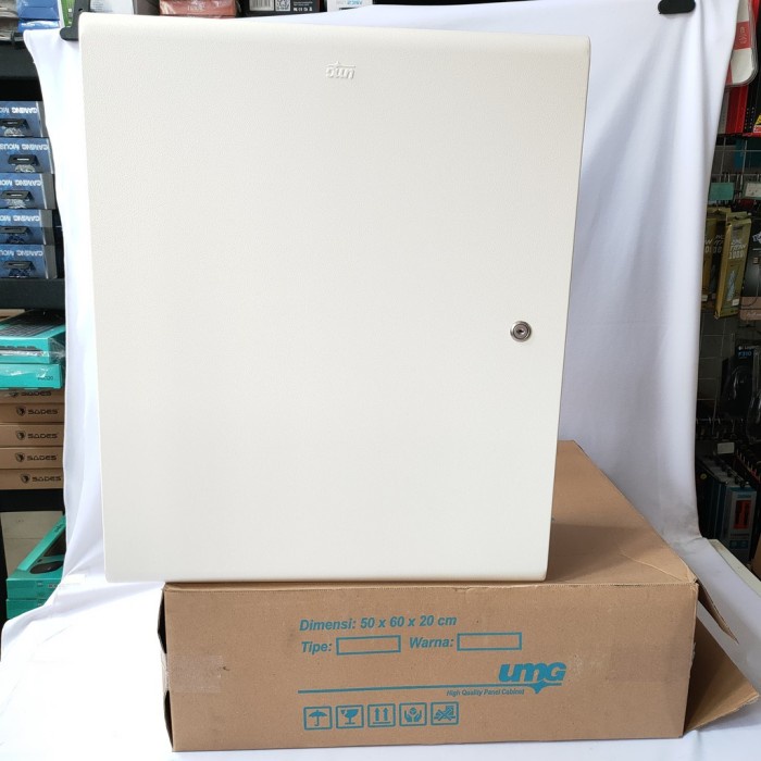UMG Box Panel Listrik Indoor 30 x 40 x 15 cm Cream Powder Coating