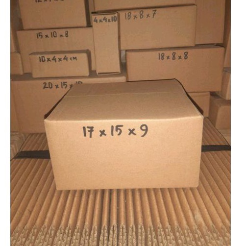 

Kardus 17x15x9 cm polos luar dalam