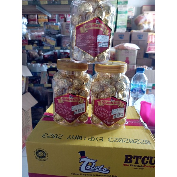 Coklat Tobelo Golden ball toples