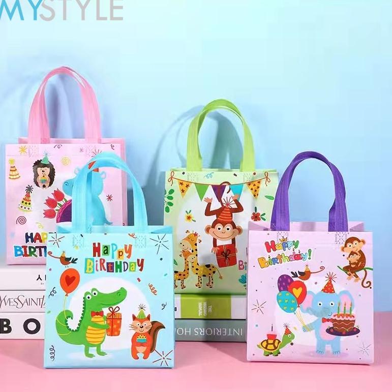 

2.2 SALE MYSTYLE GOODIE BAG DX23 (1 LUSIN WARNA MIX) BERMACAM MACAM KARAKTER LUCU ULANG TAHUN HAPPY BIRTHDAY TAS KARUNG PLASTIK SOUVENIR Exklusif