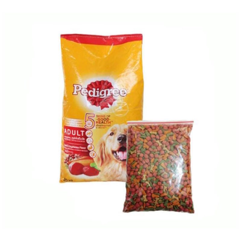 Makanan Anjing Dog Food Pedigree Adult Beef &amp; Vegetables 20kg (Go-jek only) promo makanan anjing premium dog food 20kg