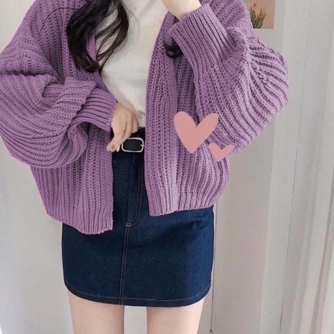 ♠ CARDI HAZEL TEBAL 7 GET / KBS CARDI HAZEL RAJUT / CARDI LOV PREMIUM HQ ✿
