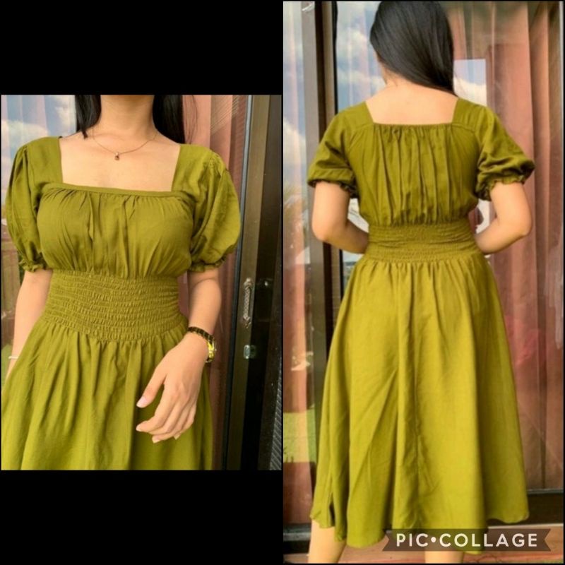 Dress Naura lengan pendek