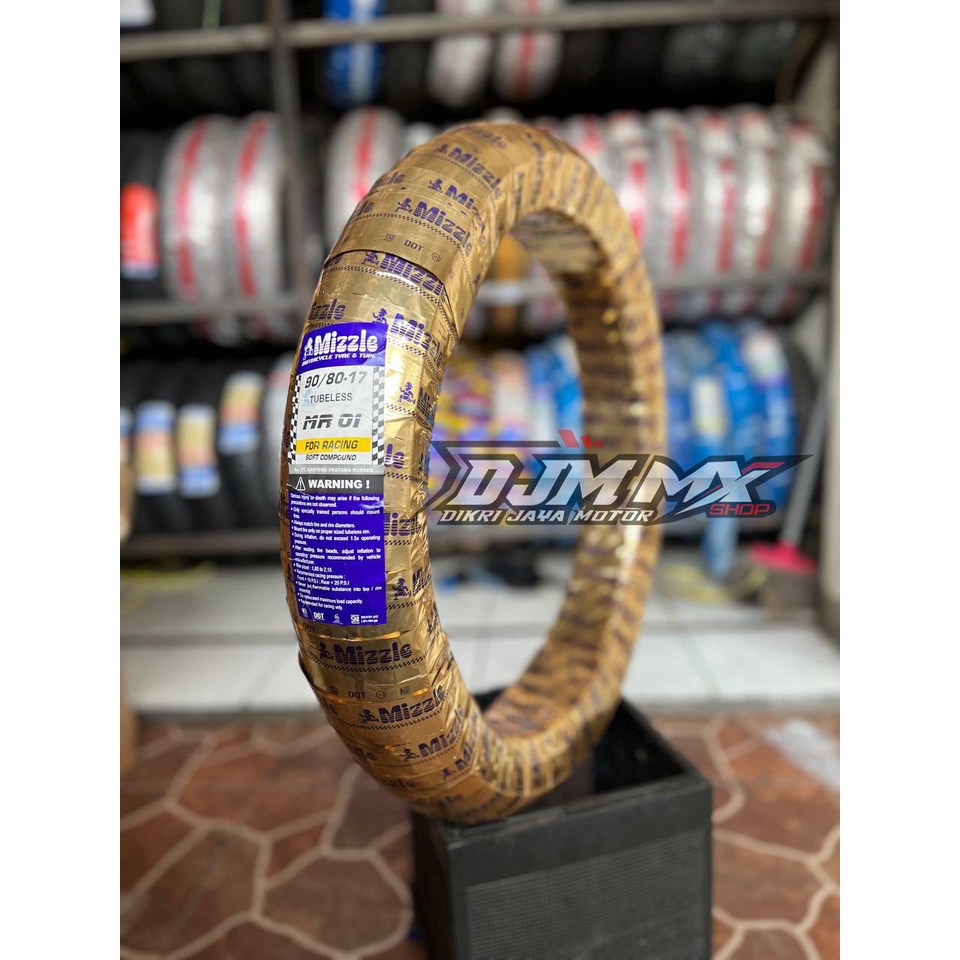 MIZZLE MR-01  RING 17 Ukuran 90/80-17 Ban Luar Tubeless