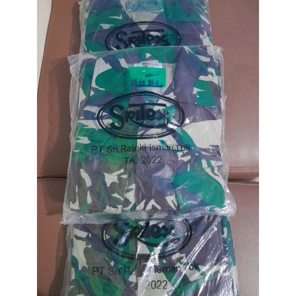 Baju PDL TNI SRITEX Th. 2022 Pembagian TNI AD Baju PDL TNI SRITEX