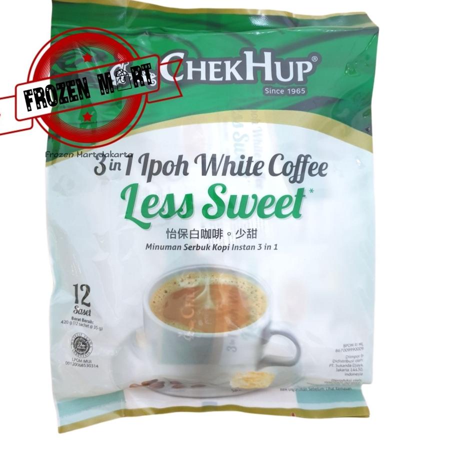 

➧ Chek Hup Ipoh Whitte Coffee Less Sweet Sugar / Chek Hup Ipoh Less Sugar 420gr ♠