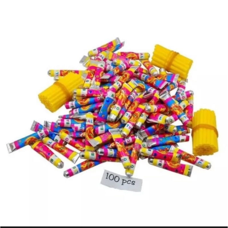 Balon tiup balon hembusan merk 777 NO BOX  isi 100  mainan jadul balon tata mainan anak