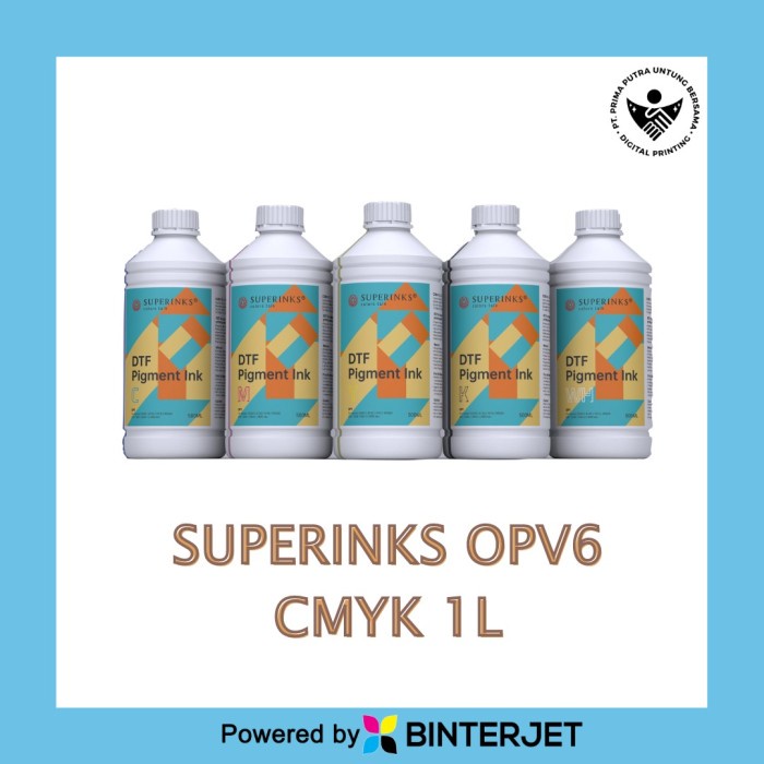 

BISA COD Tinta SUPERINKS DTF 1L CMYK