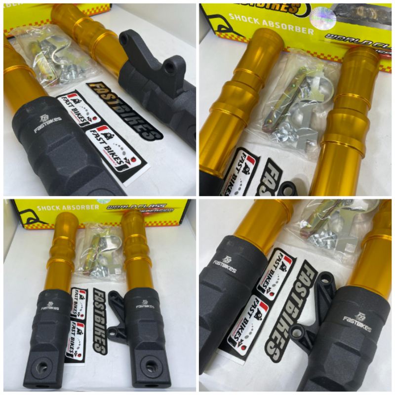 BOTTOM SHOCK DEPAN VIXION OLD VIXION NEW FASTBIKE PLUS KLEMAN SPAKBOR CNC BOTTOM SHOCK STANDAR VARIA