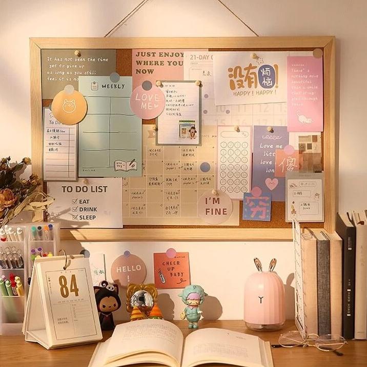 

Terbaik.. Message board Background Boardsend sticker cork message board Decorative Board With Frame Cork Board 67